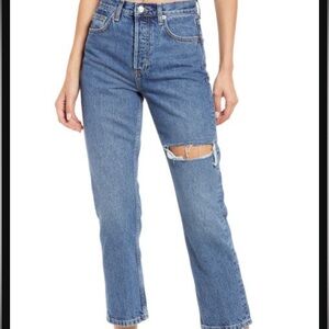 Topshop editor straight leg jean